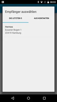 Hermes android App screenshot 4